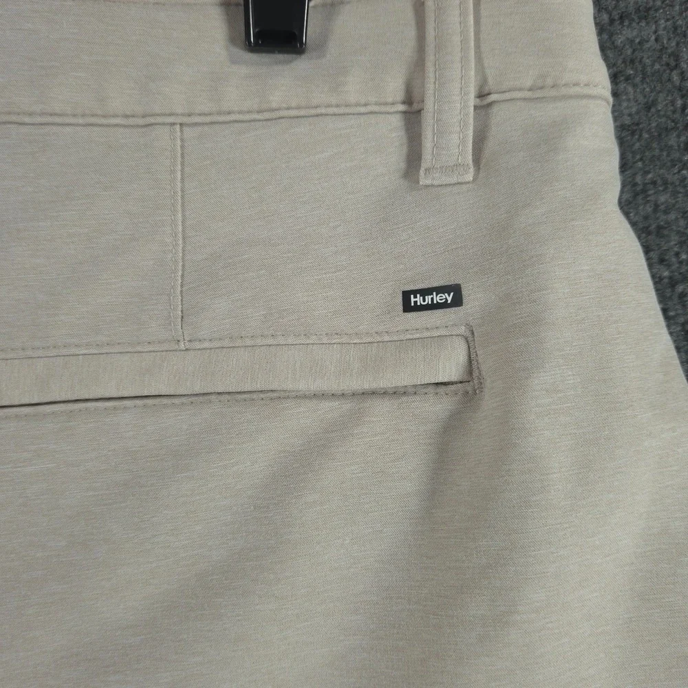 Hurley Men's 38 Beige Hybrid Spacedye Chino Walk Shorts HMS24-08577